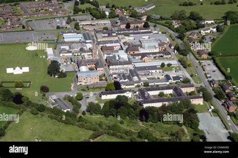 aerial view of The Robert Jones and Agnes Hunt Orthopaedic Hospital at ...