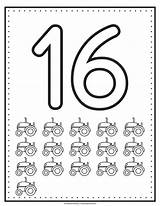 Printable Number Coloring Pages For Early Learners sketch template