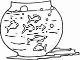Printable Fish Tank Coloring Page  Free Pages For Kids sketch template