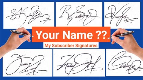 ️ Best Signature For My Name || Name Signature || Signature Creator - YouTube