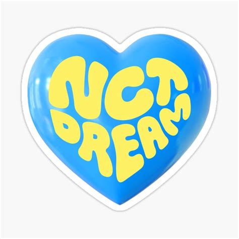 "NCT Dream Heart Logo Hello Future NCT Dream Hot Sauce Repack" Sticker for Sale by ...