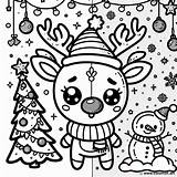 Cute Christmas coloring Page Download Or Print For Free sketch template