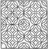 Roman Mosaic Patterns Printable Sketch Coloring Page sketch template