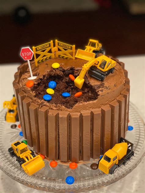 Construction Site Cake | Boy Toddler Digger | Construction Site ...