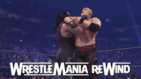 WWE 2K24 // WrestleMania Rewind // The Undertaker Vs Kane ...