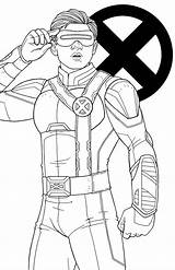Scott Summers By JamieFayX  Superhero coloring Pages sketch template