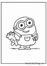 Free Printable Minion Coloring Pages sketch template