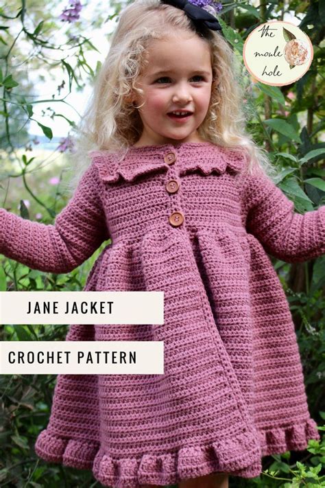 CROCHET JACKET Pdf-jane Jacket//crochet Sweater - Etsy UK | Crochet, Crochet patterns, Half ...