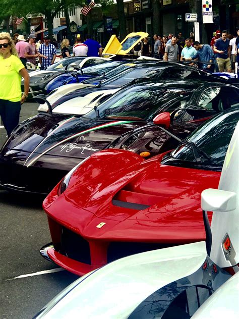 Hyper hyper cars like 5-6 different Pagani’s and Ferrari’s lined up ...