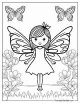 34 Fairy Coloring Pages Free PDF Printables sketch template