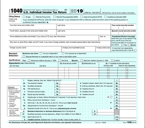 2019 Form Il 1040 | 1040 Form Printable