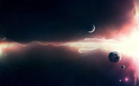 Digital painting of planets, fantasy art, digital art, space art, space ...