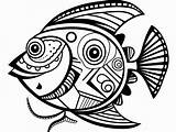 Flounder Art Coloring Therapy  Page sketch template