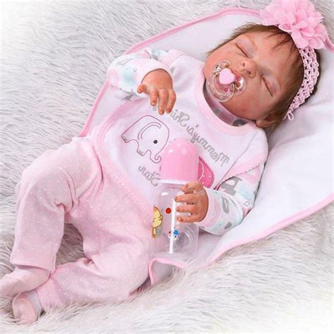 22" Full Body Silicone Vinyl Reborn Doll Lifelike Anatomically Correct Baby Girl Realistic ...