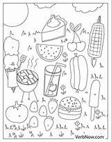 Free CUTE FOOD Coloring Pages For Download Printable PDF sketch template