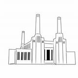 Factory 8 Coloring Page For Kids  Free Factories Printable sketch template