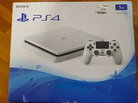 PS4 slim white 1 TB Box, Video Gaming, Video Game Consoles, PlayStation ...