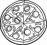 Free Printable Pizza Coloring Pages At GetColoringscom  sketch template