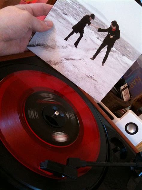 5 | Red vinyl of "Icky Thump" live single, with fun "Wheels … | Flickr