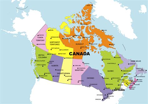 Map Canada