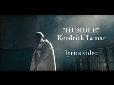 Kendrick Lamar - HUMBLE. Lyrics - YouTube