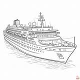 Printable Cruise Ship Coloring Pages Free For Kids And Adults sketch template