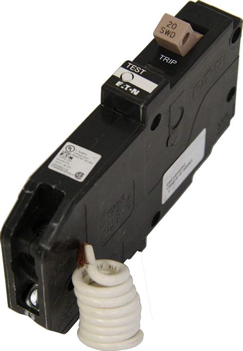 Eaton CHFGFT120 Plug-In Mount Type CH Ground Fault Circuit Breaker 1 ...