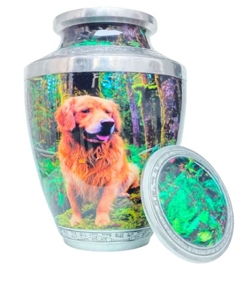 Dog Printed Aluminium Cremation Urns at Rs 1450 | Burial Urns in ...