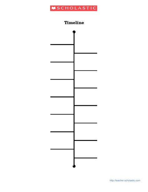 Blank Timeline Worksheet Pdf | Awesome Design Layout Templates