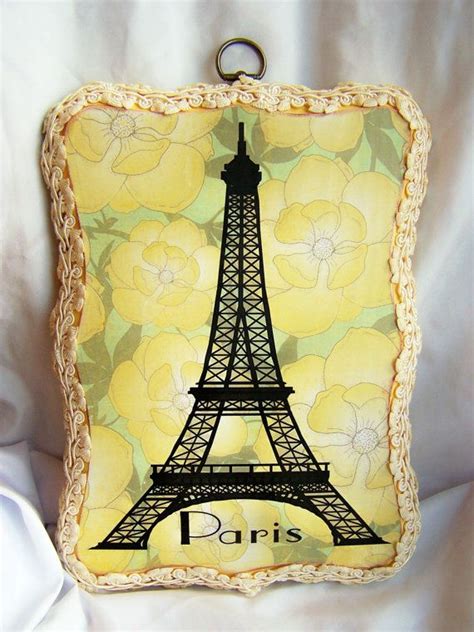 FREE SHIPPING Eiffel Tower Decor Gift Wall by antiqueorvintagenew, $40.00 | Eiffel tower ...