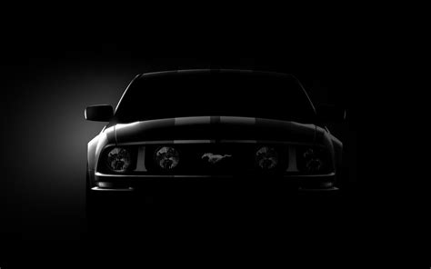 mustang | Mustang wallpaper, Ford mustang gt, Black car wallpaper