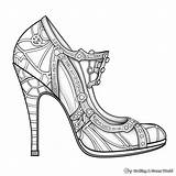 Shoe Coloring Pages  Free & Printable sketch template