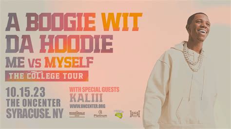 Platinum selling artist A Boogie Wit Da Hoodie Syracuse performance