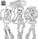 Free Monster High Coloring Pages To Print For Kids sketch template