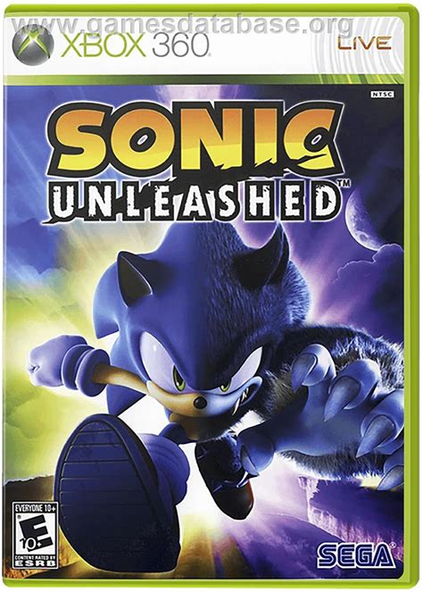 SONIC UNLEASHED - Microsoft Xbox 360 - Artwork - Box