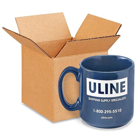 4 x 4 x 4" Corrugated Boxes S-4040 - Uline