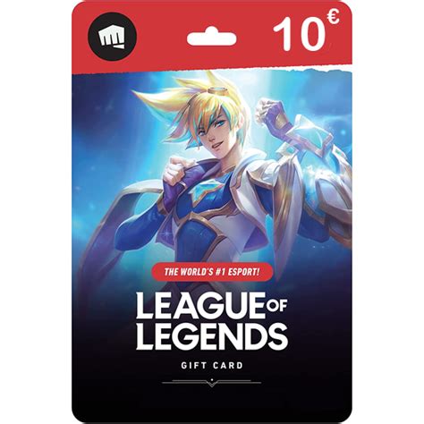 League Of Legends Gift Card - €10