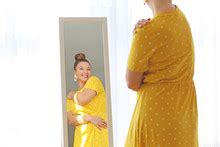 Woman And Mirror Free Stock Photo - Public Domain Pictures