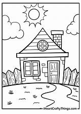 House Coloring Pages For Kids Printable sketch template