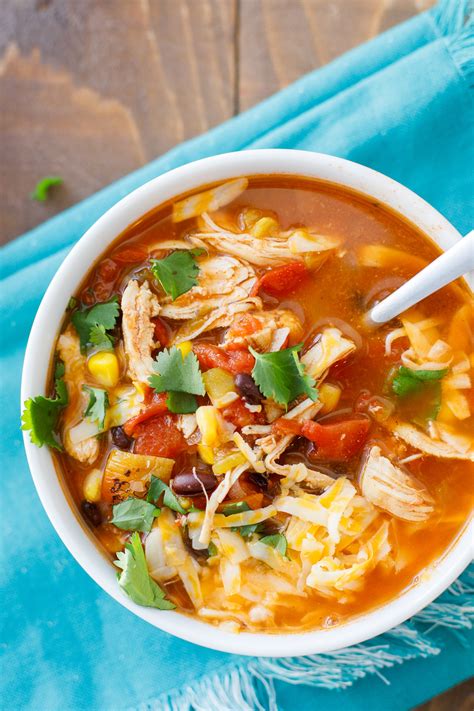 Instant Pot Chicken Taco Soup - Instant Pot Taco Soup