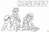 Free Respect Coloring Pages At Sasluggageblog Blog sketch template