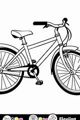 20 Bicycle Coloring Pages For Kids  ShadeMaze sketch template