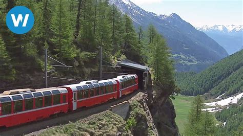 Bernina Express Train Map