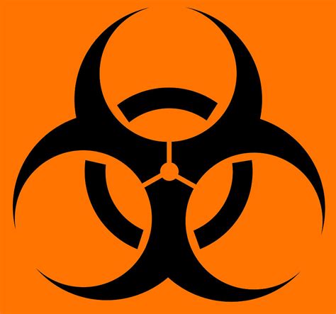 International Biohazard Symbol Photograph by