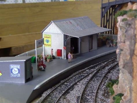 Ho scale building NSWGR A-2 Station with platform - Walker Models