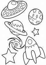 Space Coloring Pages Sketch Page sketch template