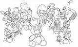 Coloring Pages Fnaf animatronics 38 Pcs  Download Or Print For Free sketch template