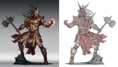 Shao Kahn Concept Art - Mortal Kombat 11 Art Gallery