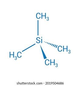 Chemical Structure Tetramethylsilane C4h12si Stock Vector (Royalty Free) 2019504686 | Shutterstock