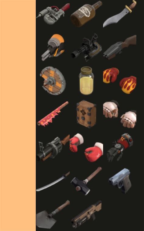 Tf2 weapons tierlist 2(forgoa part of A) : r/tf2